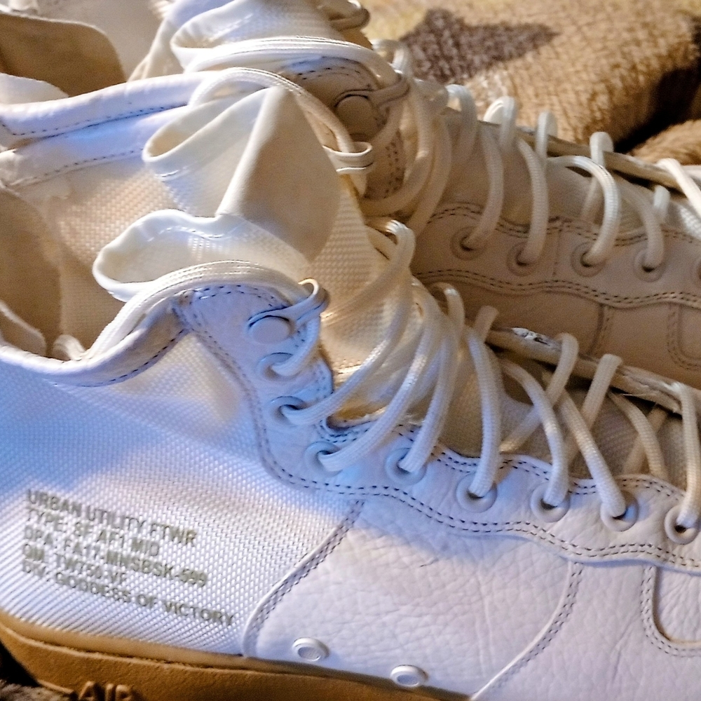 White High-Top Sneakers